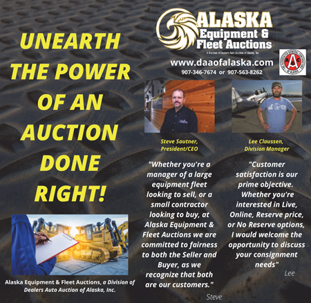 Alaska Equipment & Fleet Auctions Advertisement