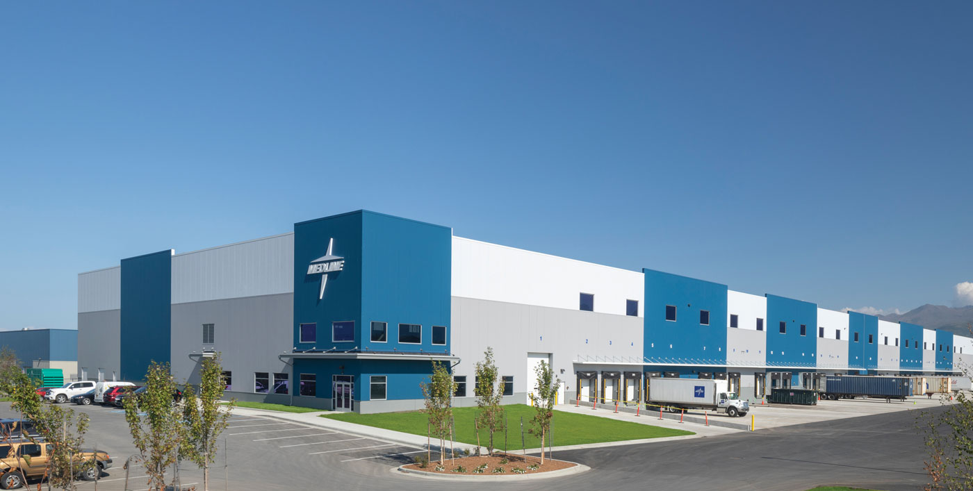 Meeting the Challenge of a Job — Over $15,000,000 Vertical Construction; Contractor: Cornerstone General Contractors, Inc; Project: New Medline Anchorage Distribution Center