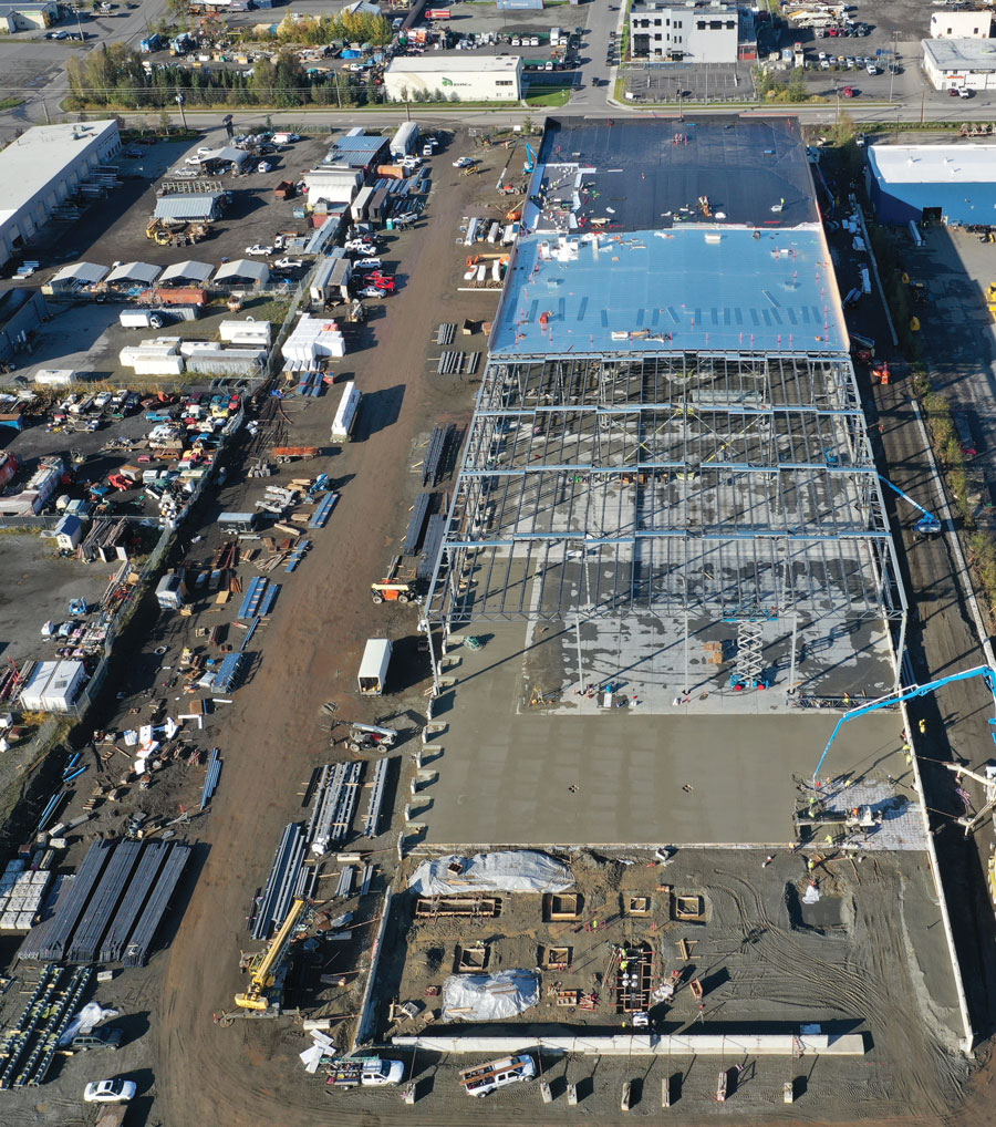 New Medline Anchorage Distribution Center aerial view