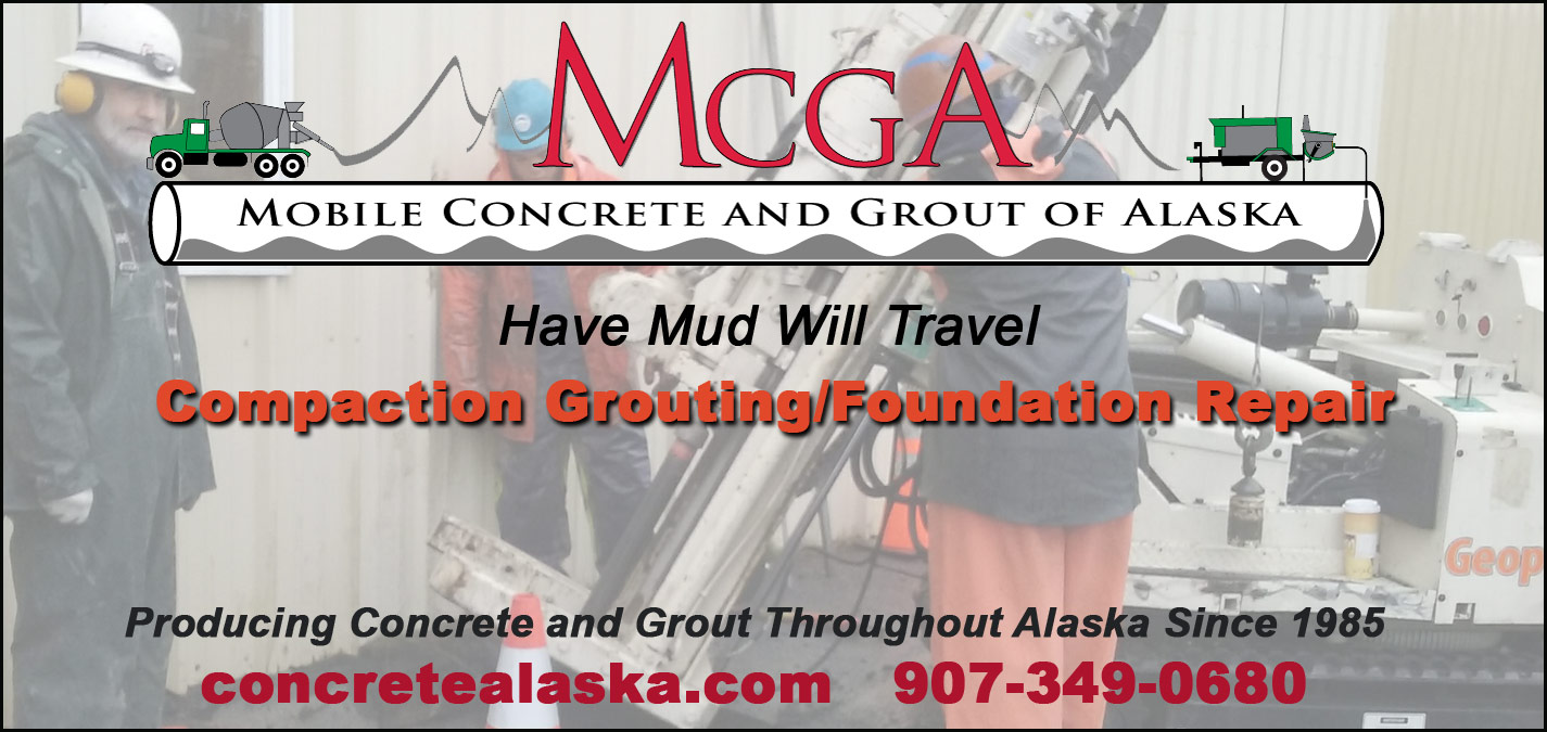Mobile Concrete and Grout of Alaska Advertisement