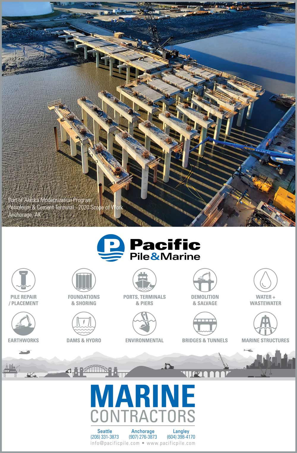 Pacific Pile & Marine Contractors Advertisement