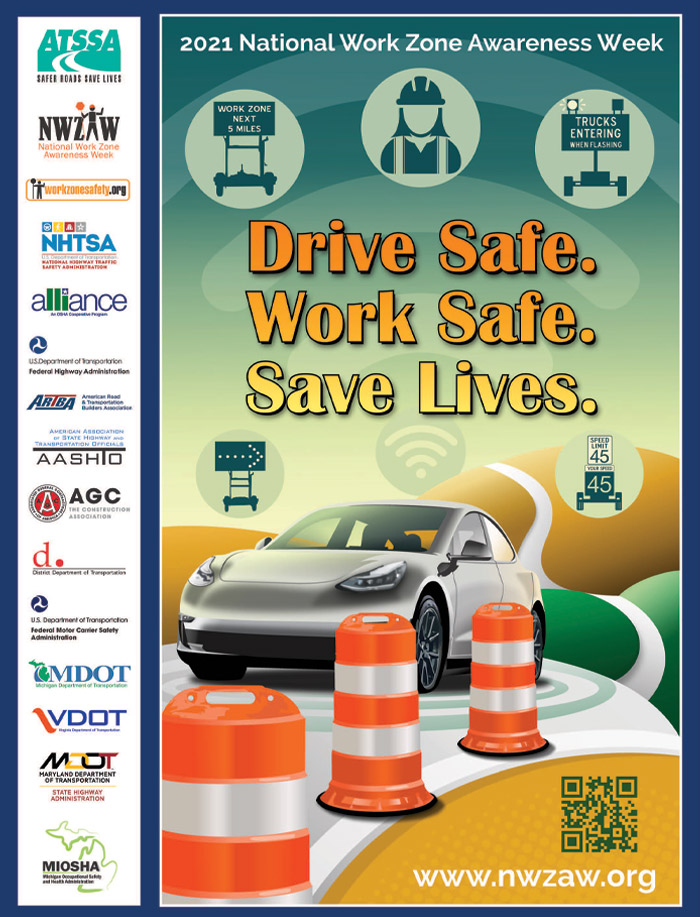 2021 National Work Zone Awareness Week Advertisement