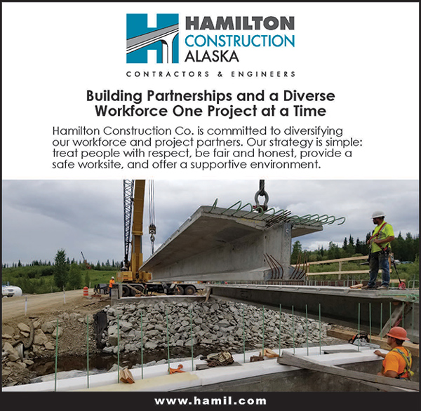 Hamilton Construction Alaska Advertisement