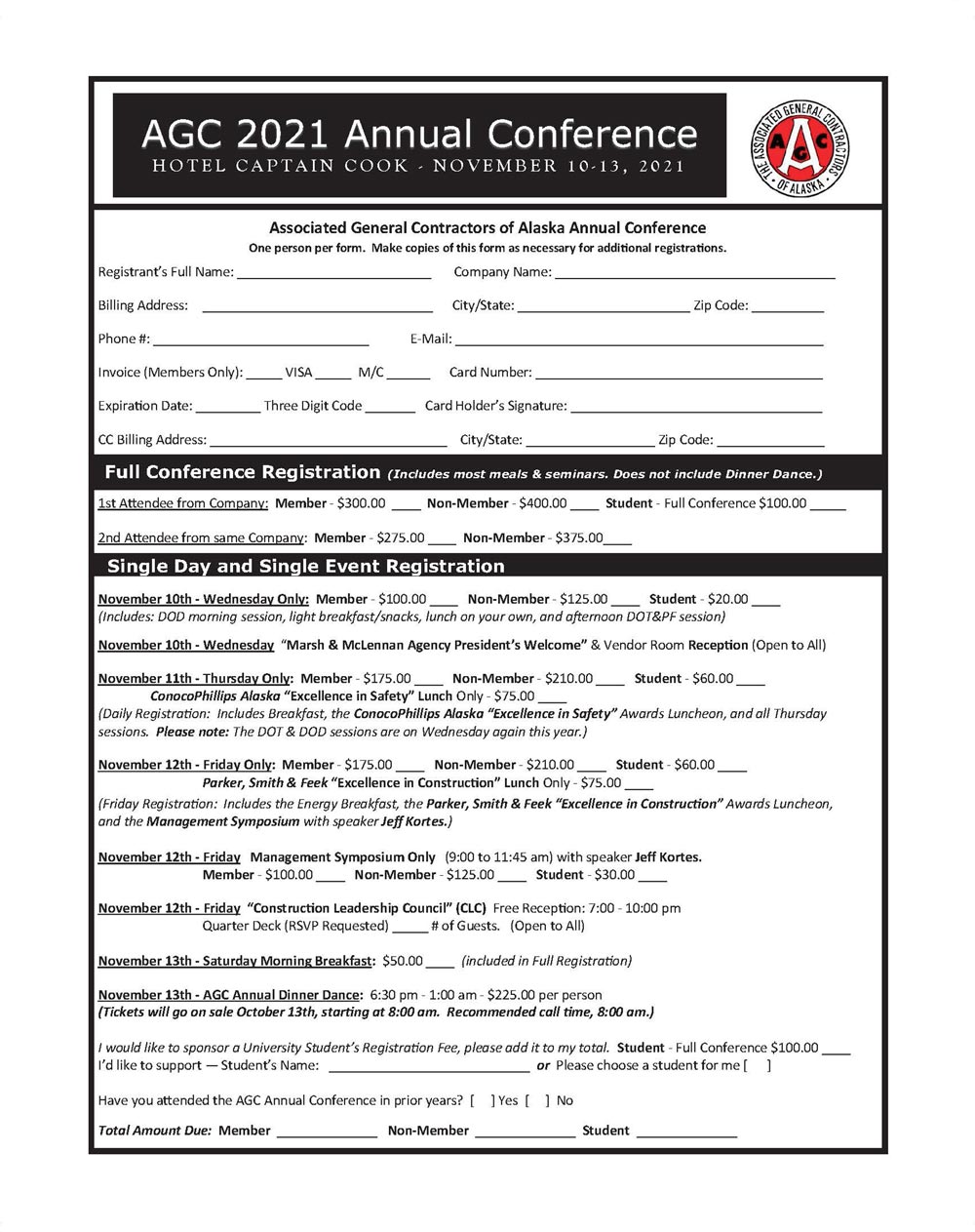 AGC 2021 Annual Conference Advertisement