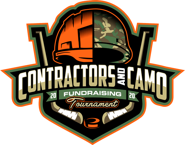 2020 Contractors and Camo Fundraising Tournament logo