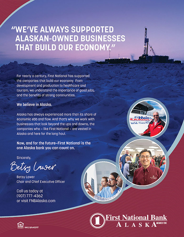 First National Bank Alaska Advertisement
