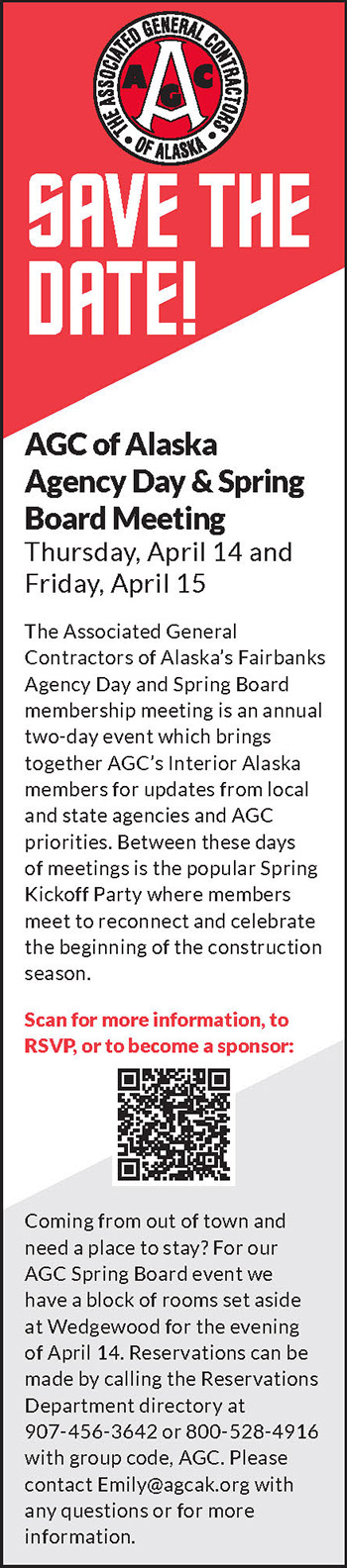 AGC Agency Day & Spring Board Meeting Advertisement