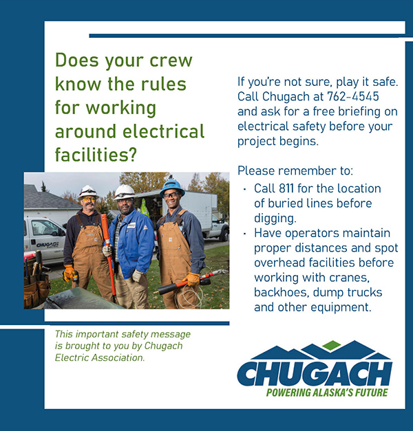 Chugach Electric Association Inc. Advertisement