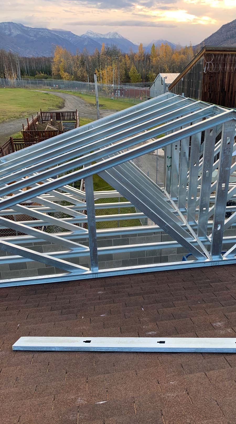 metal frame for rooftop