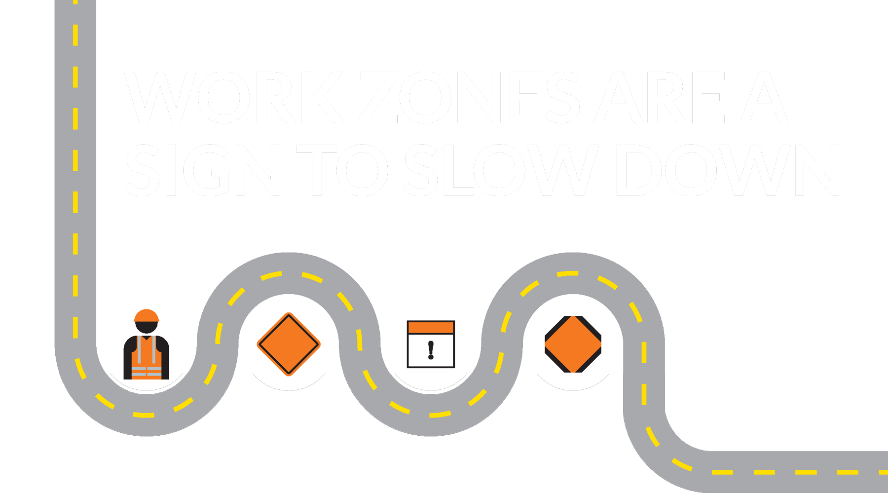 Work Zones Are a Sign to Slow Down title