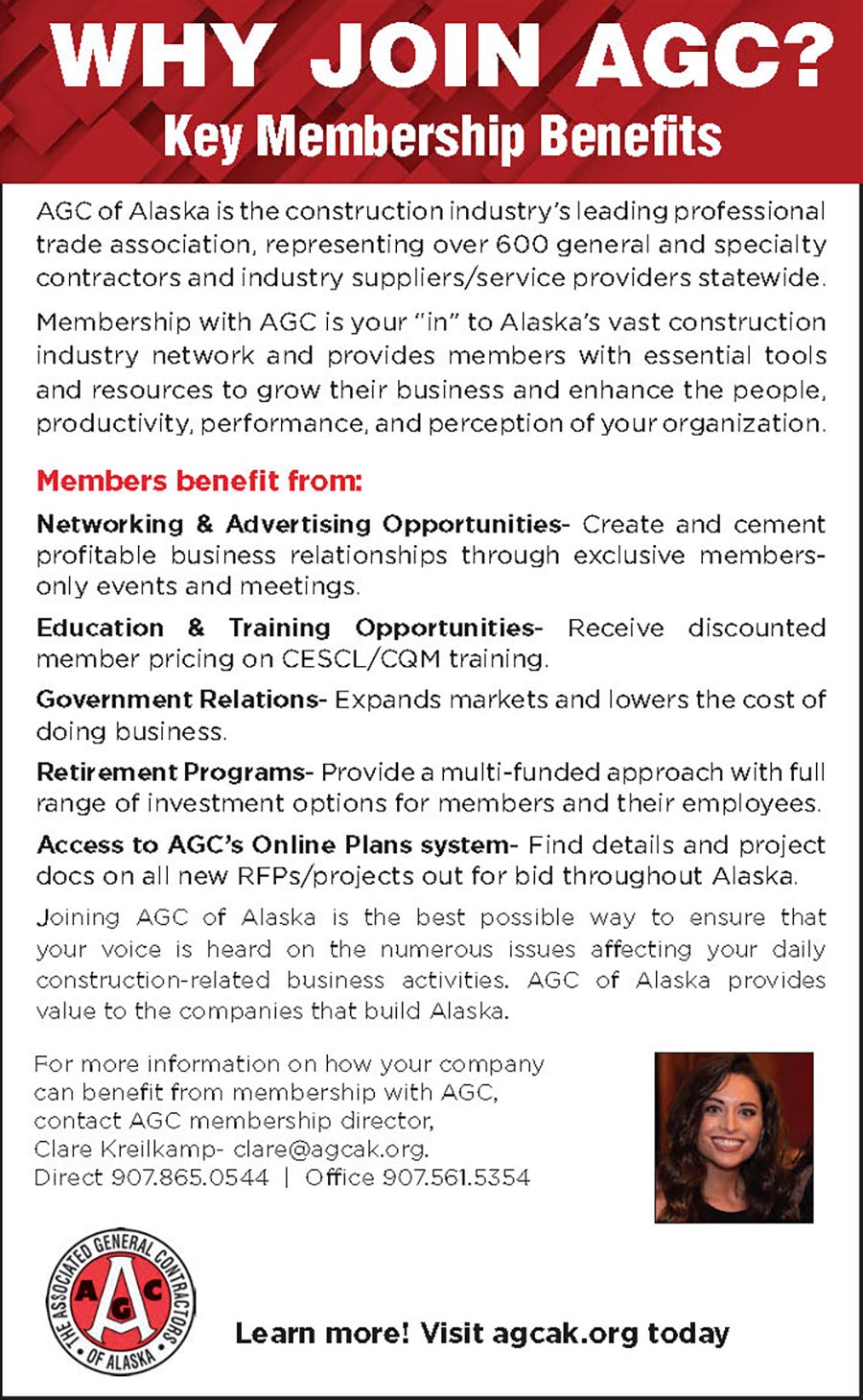 Why Join AGC? Advertisement