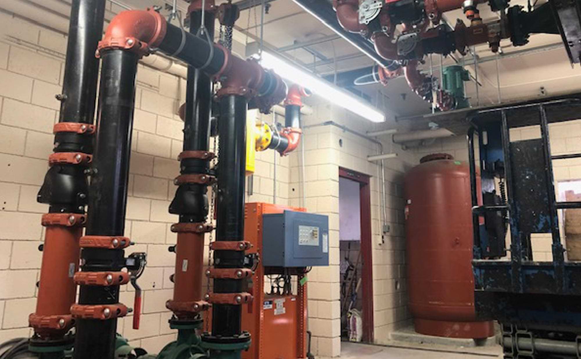 a pre-fabricated boiler piping system for a remote Alaska school