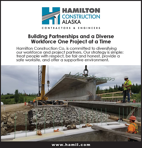 Hamilton Construction Alaska Advertisement