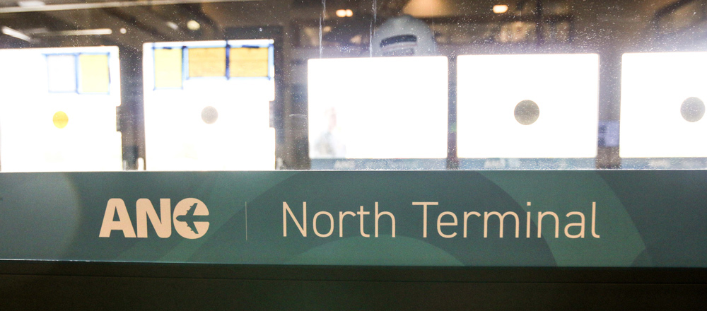 ANC North Terminal sign