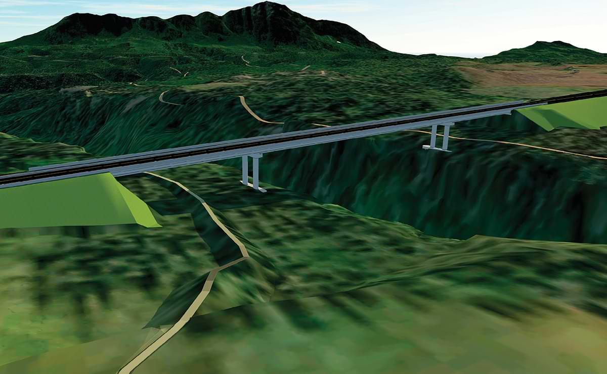 A rendering of the Juneau Creek Bridge which, once complete, will represent the highest crossing in the state at 285 feet and the state’s longest single span bridge since 1982.