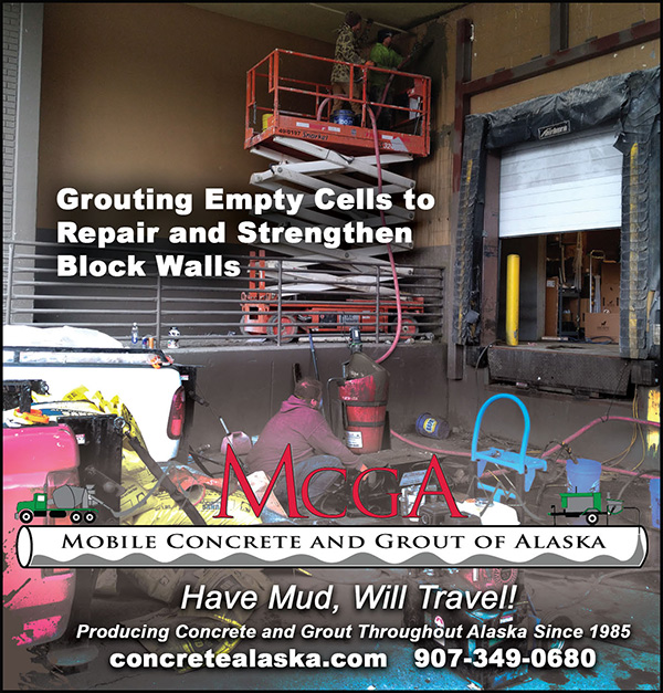 Mobile Concrete & Grout of Alaska Advertisement