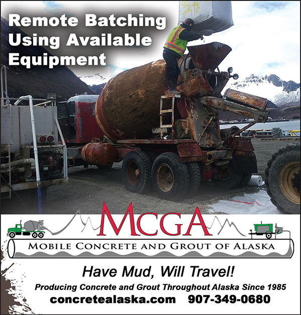 Mobile Concrete & Grout of Alaska Advertisement