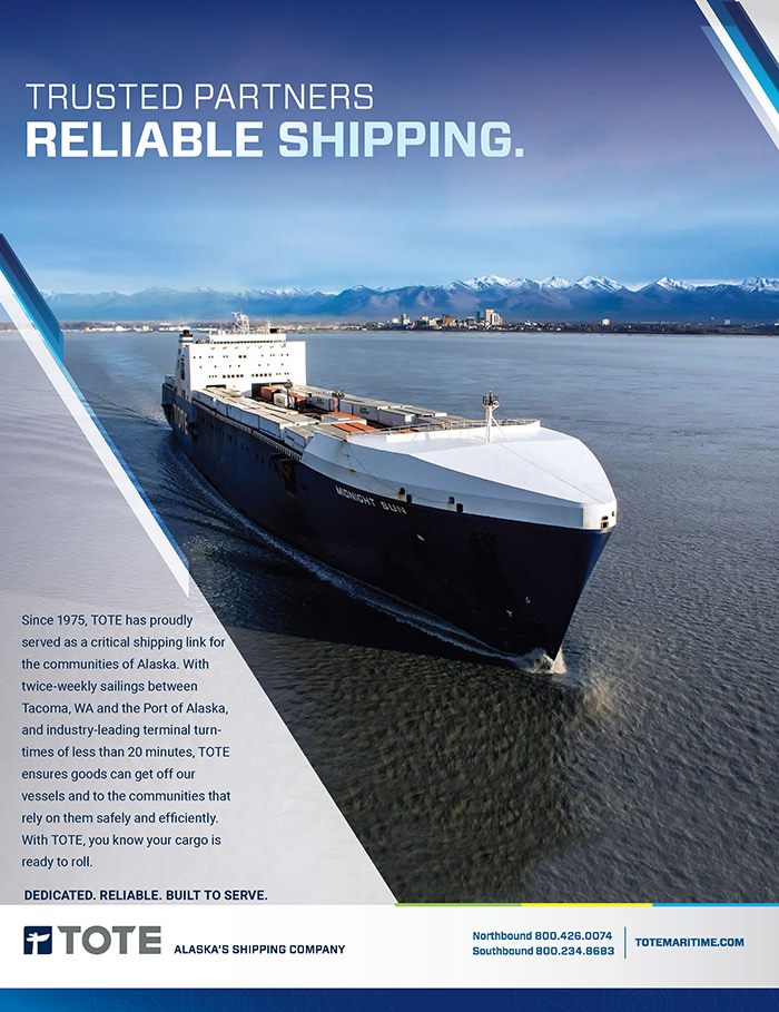 TOTE Maritime Alaska, LLC Advertisement