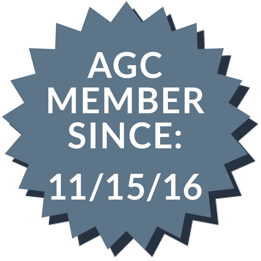 AGC member since: 11/15/16 sticker