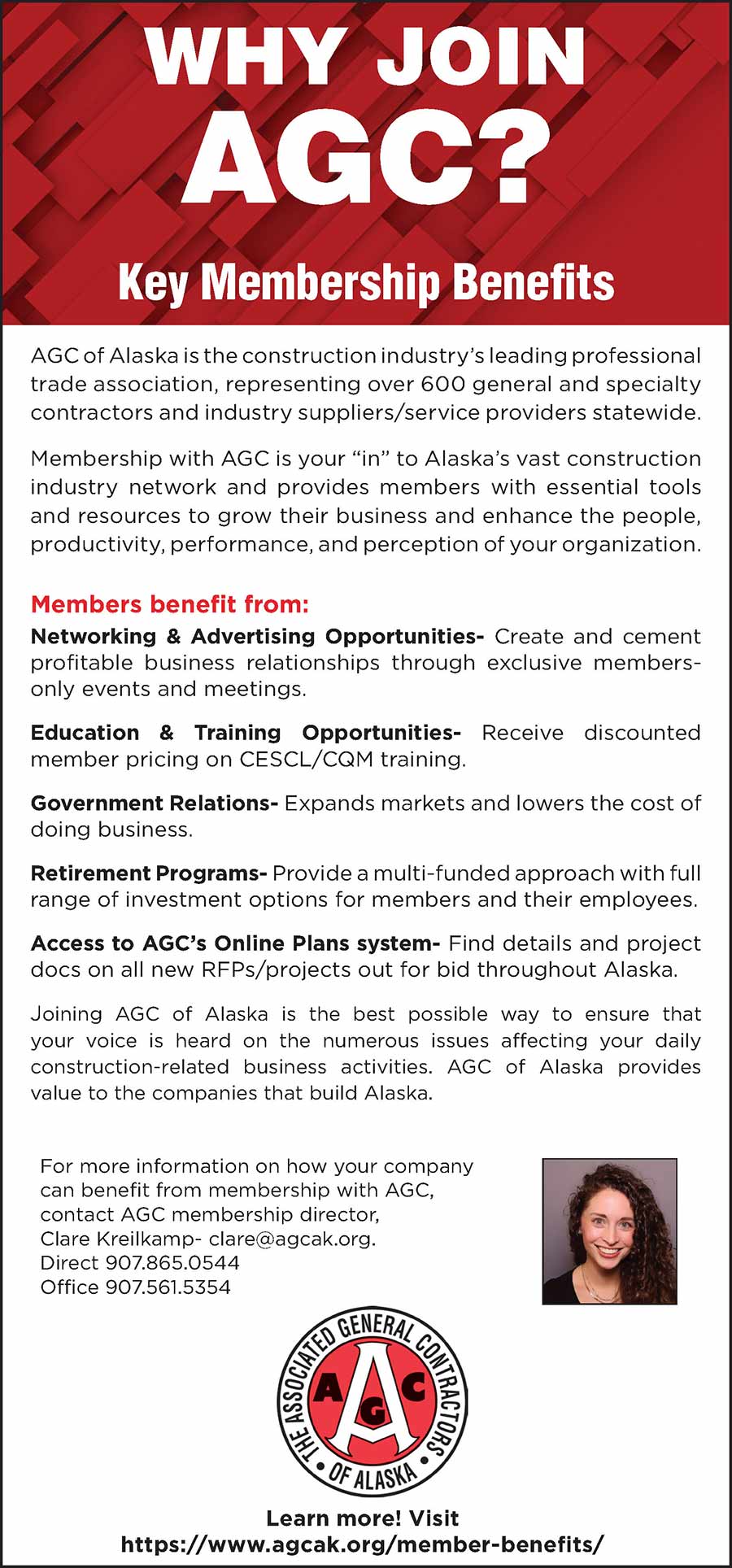 Why Join AGC? Advertisement