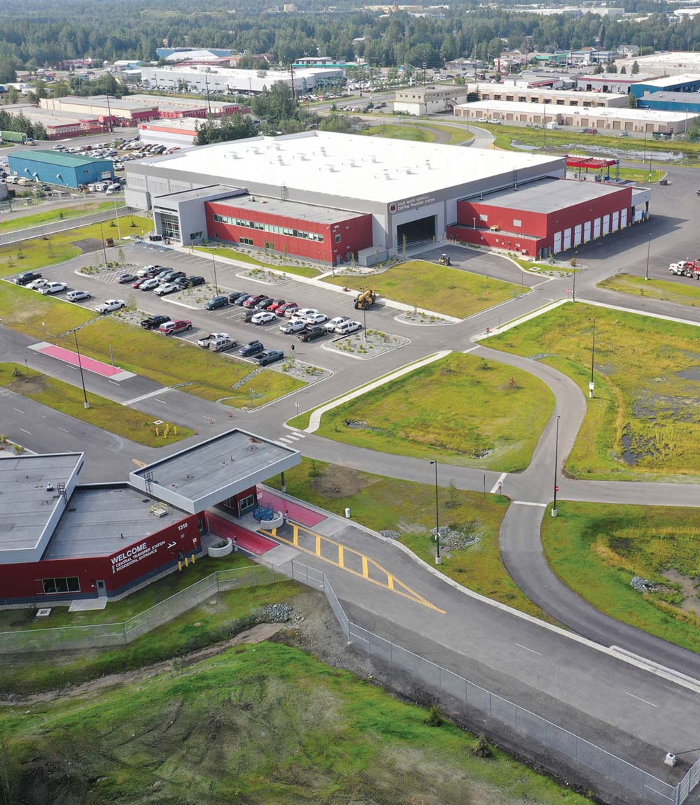 aerial view of Anchorage Solid Waste Services