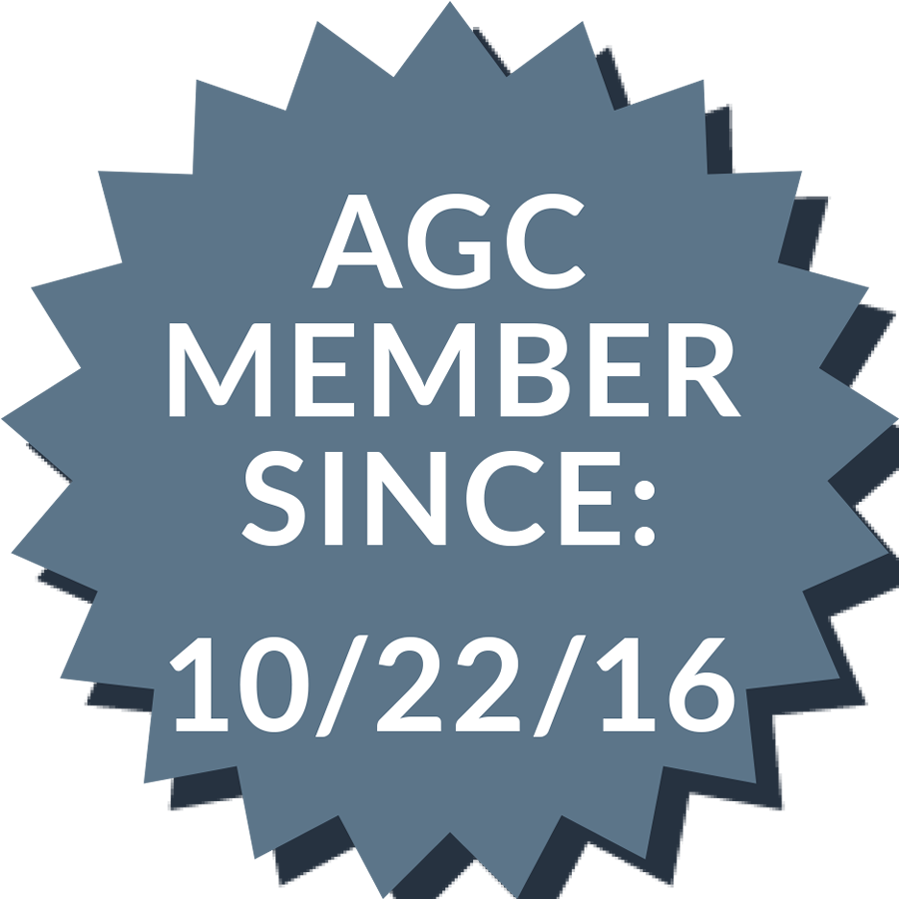 AGC member since: 10/22/16 badge