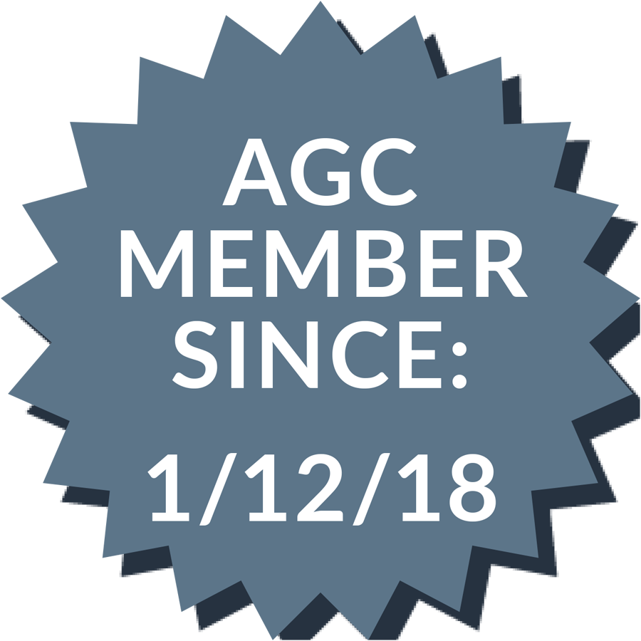 AGC member since: 1/12/18 badge