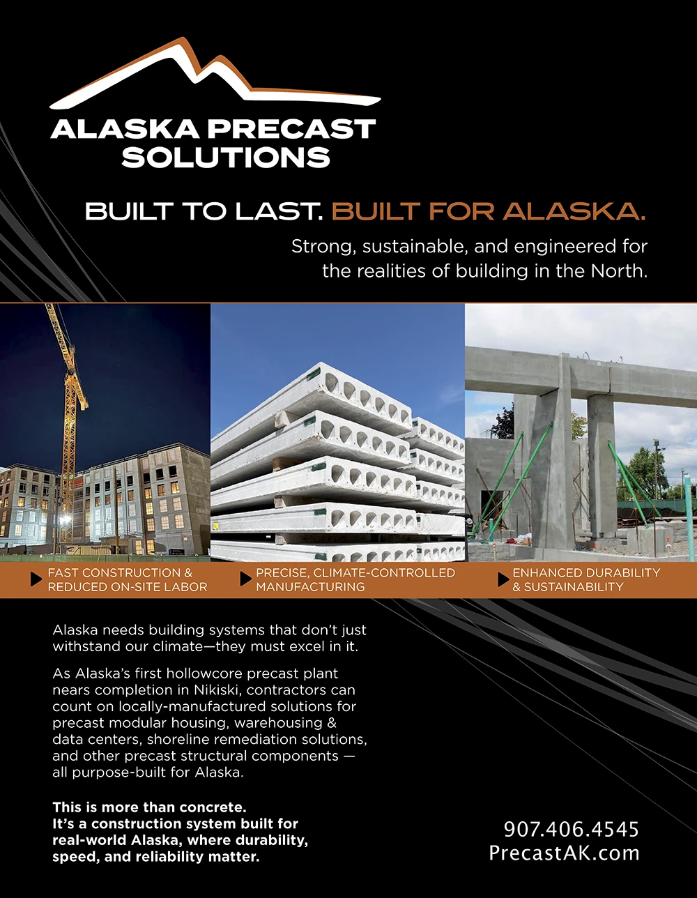 Alaska Precast Solutions Advertisement