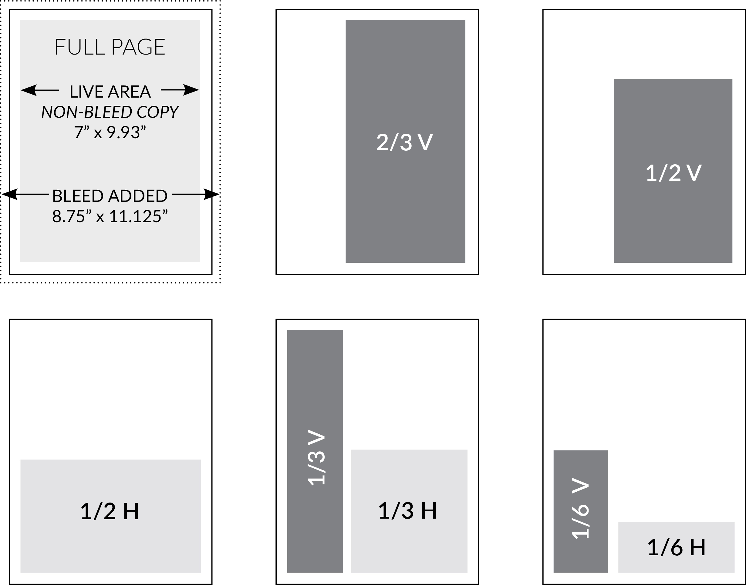Full Color Rates & Sizes
